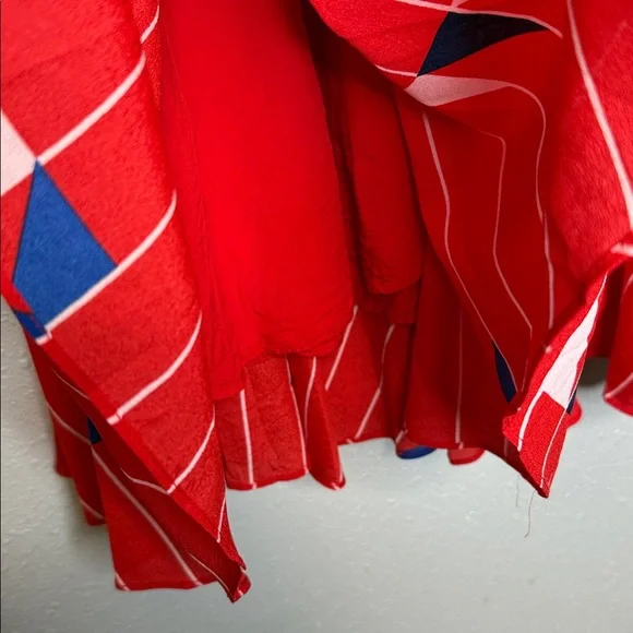 Molly Bracken Red Sleeveless Mini A-Line Dress Size Small - Picture 5 of 7